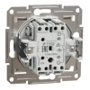 Выключатель Schneider Electric Asfora EPH0170123, бежевый, 7.1х7.1 см