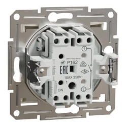 Выключатель Schneider Electric Asfora EPH0170123, бежевый, 7.1х7.1 см