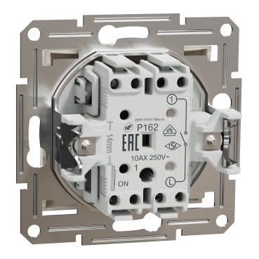 Выключатель Schneider Electric Asfora EPH0170123, бежевый, 7.1х7.1 см