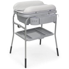 Bələmə masası Chicco Cuddle & Bubble vanna ilə, tünd boz, 28x81x102 sm