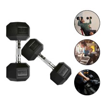 Plastik qantel dəsti TA sport 2331/1, 12.5 x 12.5 kq, 2 əd