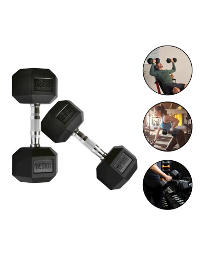 Plastik qantel dəsti TA sport 2331/1, 12.5 x 12.5 kq, 2 əd