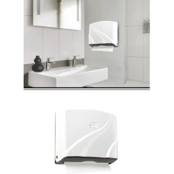 Диспенсер для бумажных полотенец Flosoft F177, белый