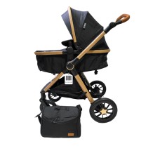 Uşaq arabası Kidilo VL-KIDS-089, 0 yaşdan, qara