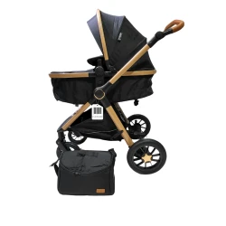 Детская коляска Kidilo VL-KIDS-089, от 0 лет, черный