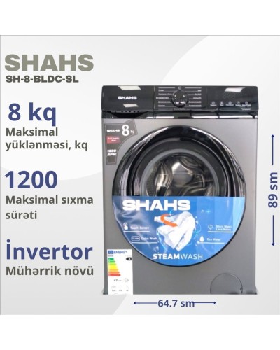 Paltaryuyan maşını Shahs SH-8-BLDC-SL Gray