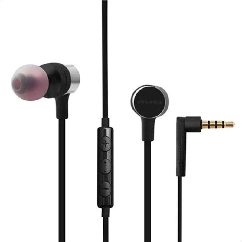Проводные наушники Awei ES-20TY Black