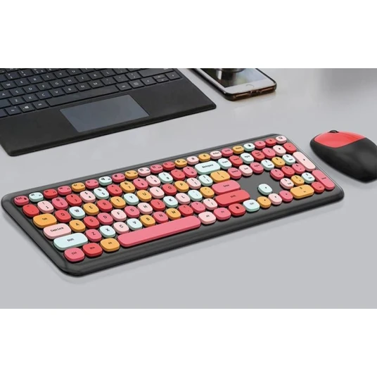 Комплект клавиатура и мышь Wireless MOFFİ666 Black Комплект клавиатура и мышь Wireless MOFFİ666 Black