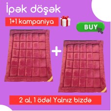 Döşək MiraNova 0079, 180x200 sm, qırmızı (1+1 hədiyyə)