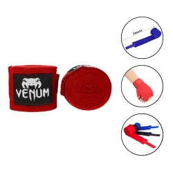 Boks binti Colosseum Venum 1700 3 m, polyester, qırmızı