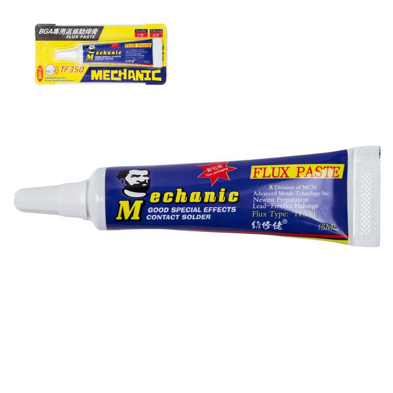 Flux pasta BGA lehim üçün 15ml Mechanic TF350 Flux pasta BGA lehim üçün 15ml Mechanic TF350