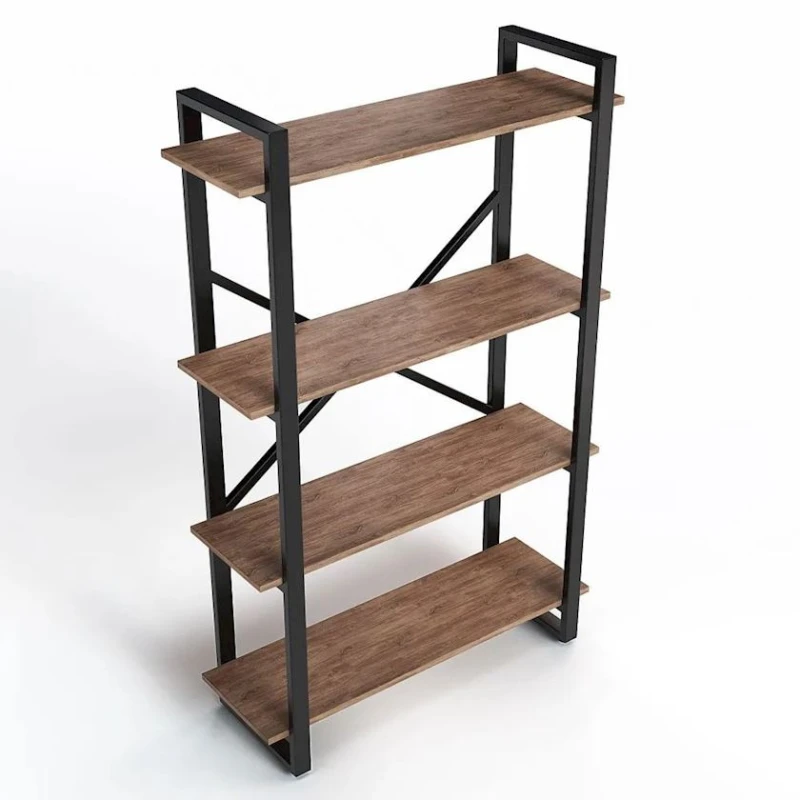 Стеллаж 3563_LoftStefan4Votan, 90x31x140 см, ЛДСП, коричневый