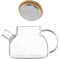 Заварной чайник Ardesto Midori AR3008GB, 800 мл, стекло/бамбук Заварной чайник Ardesto Midori AR3008GB, 800 мл, стекло/бамбук
