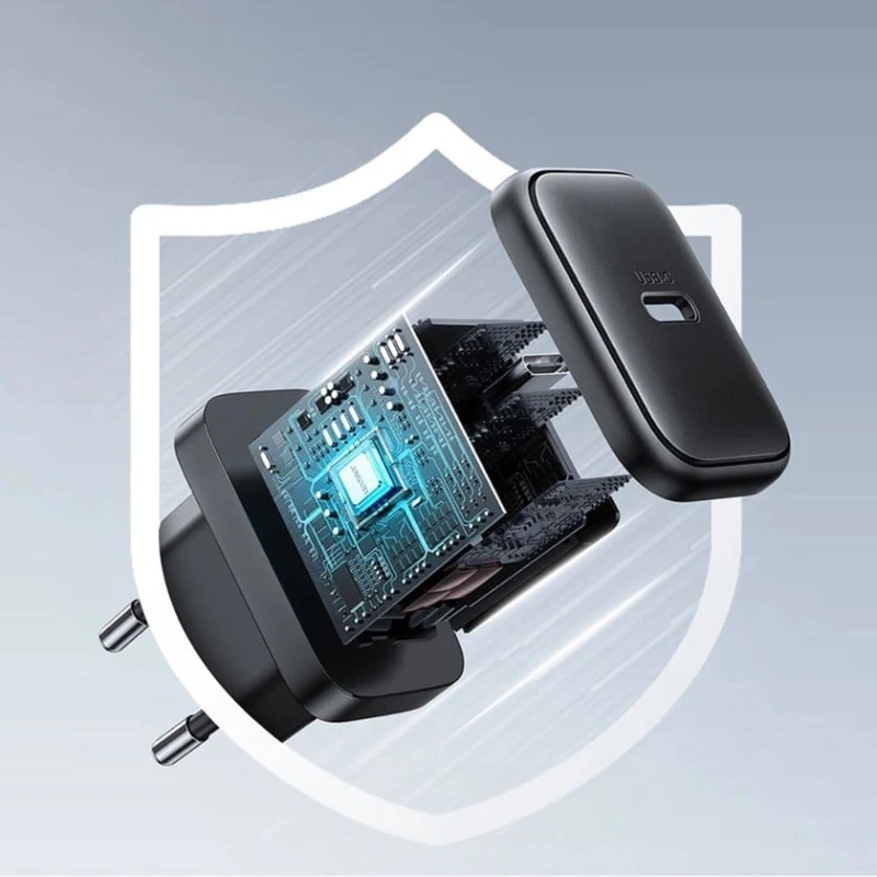 Сетевой адаптер Joyroom JR-TCF23 C with 1m Type-C Cable Black