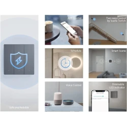 Умный выключатель Sonoff M5-3C-80 Умный выключатель Sonoff M5-3C-80