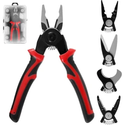 Плоскогубцы 5 In 1 All Purpose Versatile Heavy Duty Tool Kit Red Плоскогубцы 5 In 1 All Purpose Versatile Heavy Duty Tool Kit Red