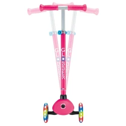 Детский самокат Globber Primo Lights, розовый, от 3 лет Детский самокат Globber Primo Lights, розовый, от 3 лет