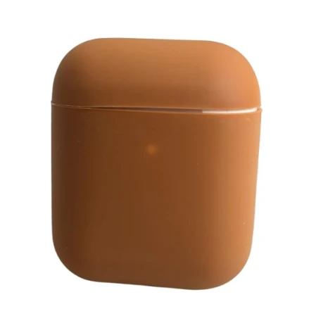 Чехол для наушников Airpods 2 Dark Beige