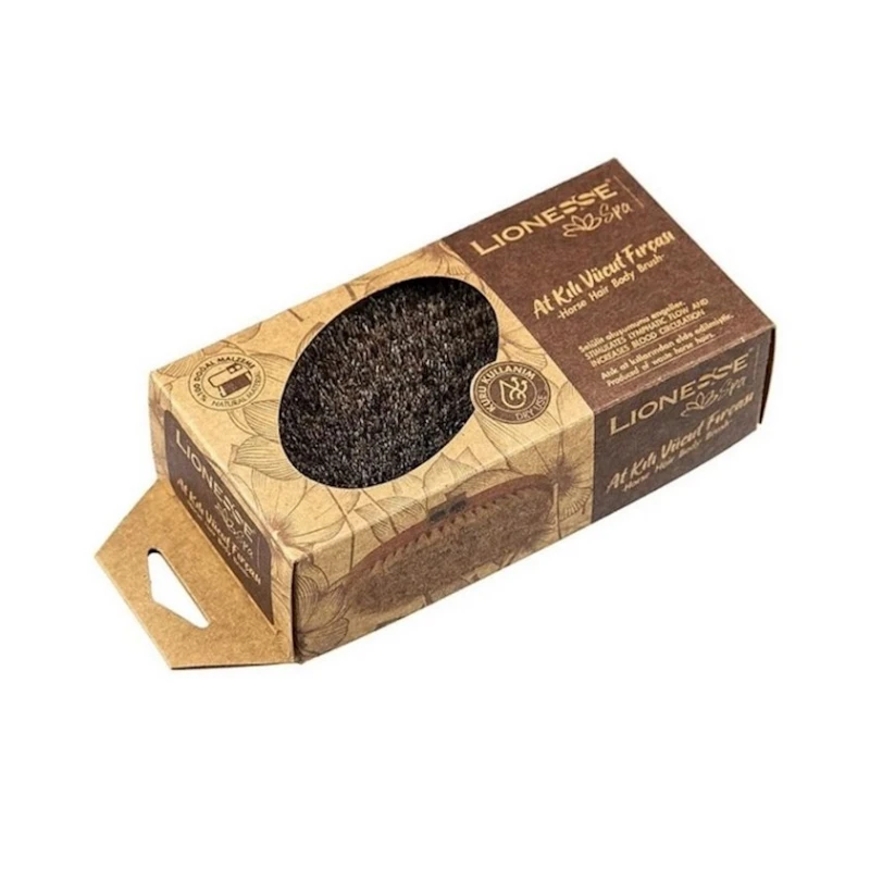 Щетка массажная Lionesse Mini 11 из конского волоса