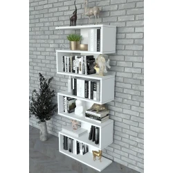 Стеллаж ev_12551121 Paris, ЛДСП, 160x25x65 см, белый Стеллаж ev_12551121 Paris, ЛДСП, 160x25x65 см, белый