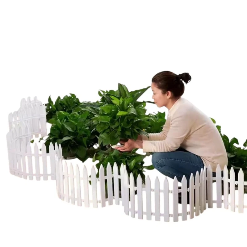 Декоративный забор smil_1163, пластик, белый, 29x11 см Декоративный забор smil_1163, пластик, белый, 29x11 см