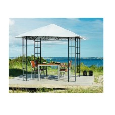 Pavilyon JYSK Faaborg 300x300x265 sm, polad/polyester, ağ
