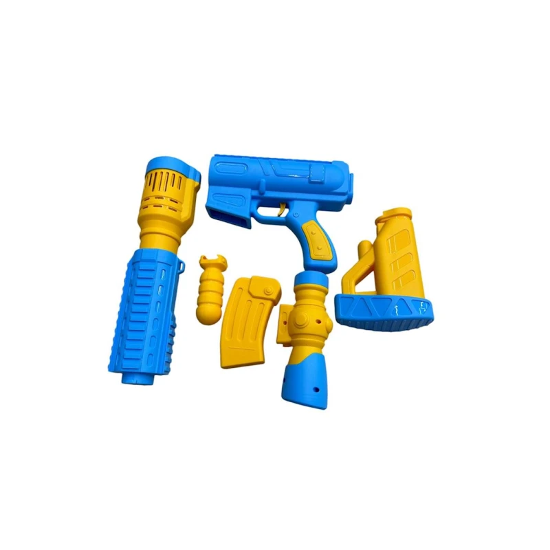 Устройство для мыльных пузырей P086-M, 12 отверстий, голубой Устройство для мыльных пузырей P086-M, 12 отверстий, голубой