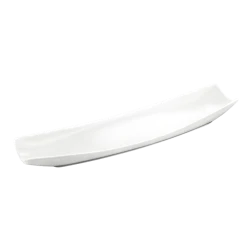 Блюдо Wilmax 992623, фигурная, 35x11 см, фарфор, белый