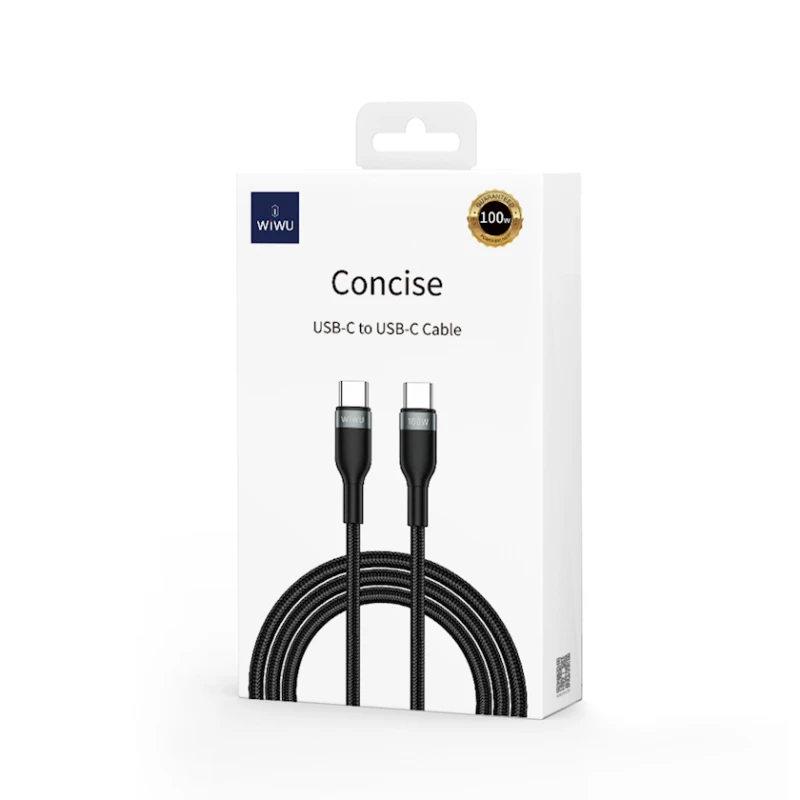 Kabel Wiwu WI-C017 Type-C To Type-C 1.2 m, black