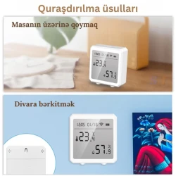 Temperatur və rütubət sensoru EARYKONG ER-WSD01-ZB