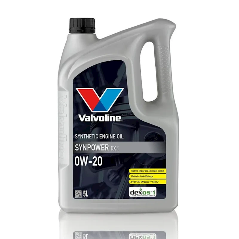 Моторное масло Valvoline SynPower DX1 0W-20, 5 л
