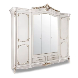 Шкаф Florensiya, белый, 248x70x243 см Шкаф Florensiya, белый, 248x70x243 см