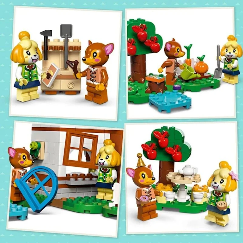 Конструктор LEGO Animal Crossing Isabelle's House Visit 77049, 6+ лет, 389 элементов