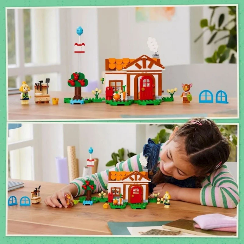 Конструктор LEGO Animal Crossing Isabelle's House Visit 77049, 6+ лет, 389 элементов