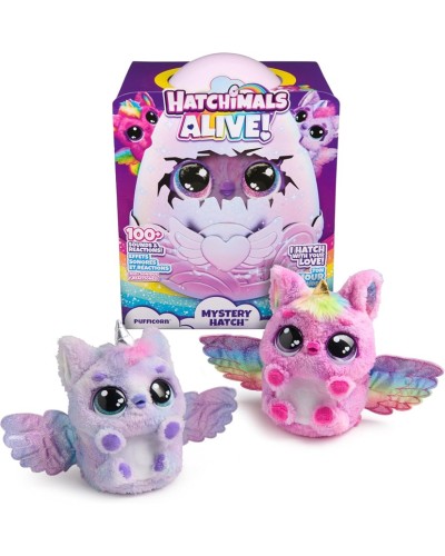 İnteraktiv oyuncaq Spinmaster Hatchimals Alive Mystery Hatch Pufficorn A24