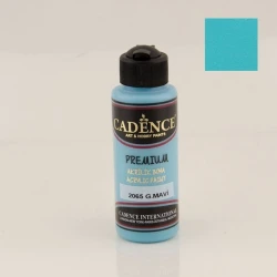 Декоративная акриловая краска Cadence Premium Acrylic Paint 2065 Azure Blue, 120 мл