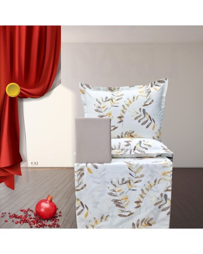 Yataq dəsti Narlı 001137, yorğan üzü 160x220 sm (2 əd), mələfə 240x260 sm, yastıq üzü 50х70 sm (2 əd), ailəvi, pambıq, rəngbərəng