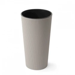 Горшок Lamela Lilia Jumper ME-865, 30x57 см, пластик, серый Горшок Lamela Lilia Jumper ME-865, 30x57 см, пластик, серый