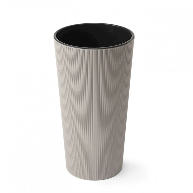 Горшок Lamela Lilia Jumper ME-865, 30x57 см, пластик, серый