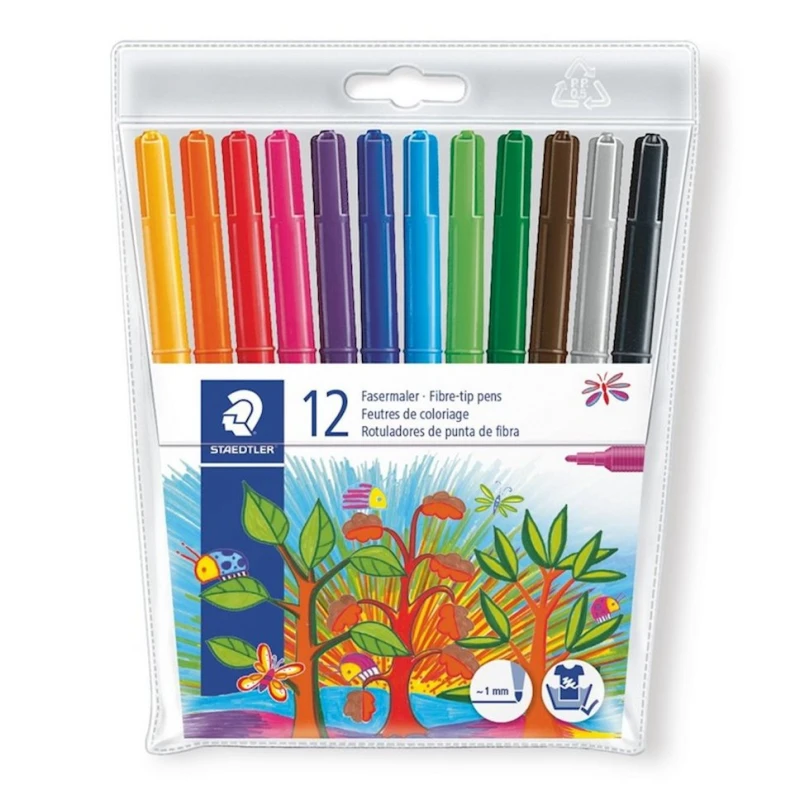 Набор фломастеров Staedtler Noris Club 1мм, 12шт (325WP12)