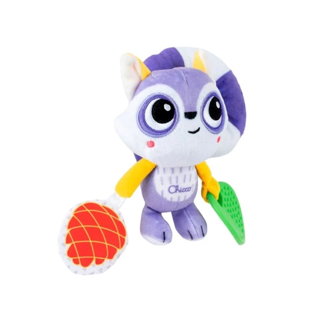 Игрушка-подвеска Chicco Racoon On The Go, 3-24 месяцев, разноцветный