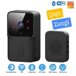 Ağıllı video domofon Tuya Wi-Fi Black Ağıllı video domofon Tuya Wi-Fi Black