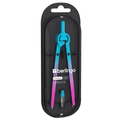 Готовальня Berlingo Radiance 17 см, розовый/голубой