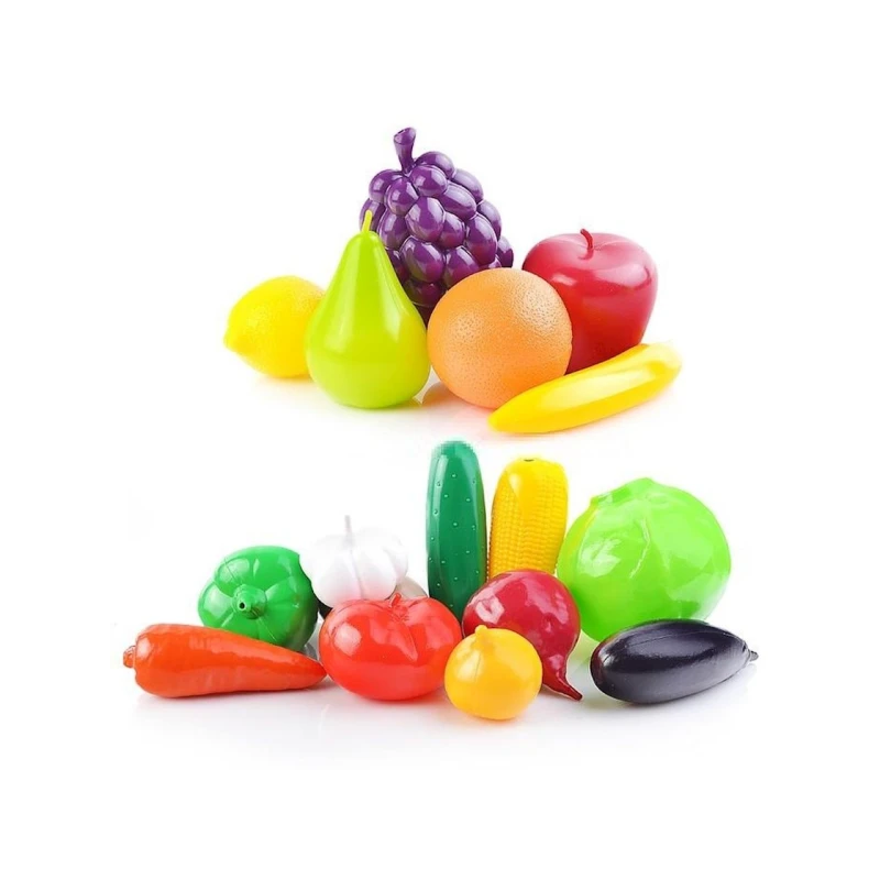 Oyun dəsti Совтехстром Meyvələr Və Tərəvəzlər, 17 əşya