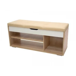 Тумба для обуви Art Mebel 57, ламинат, коричневая, 60х100х35 см