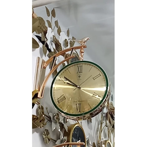 Настенные часы SS-080, 30 см, золотистые