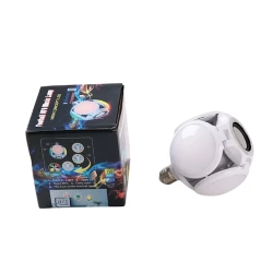 Светодиодная лампа E27, разноцветная