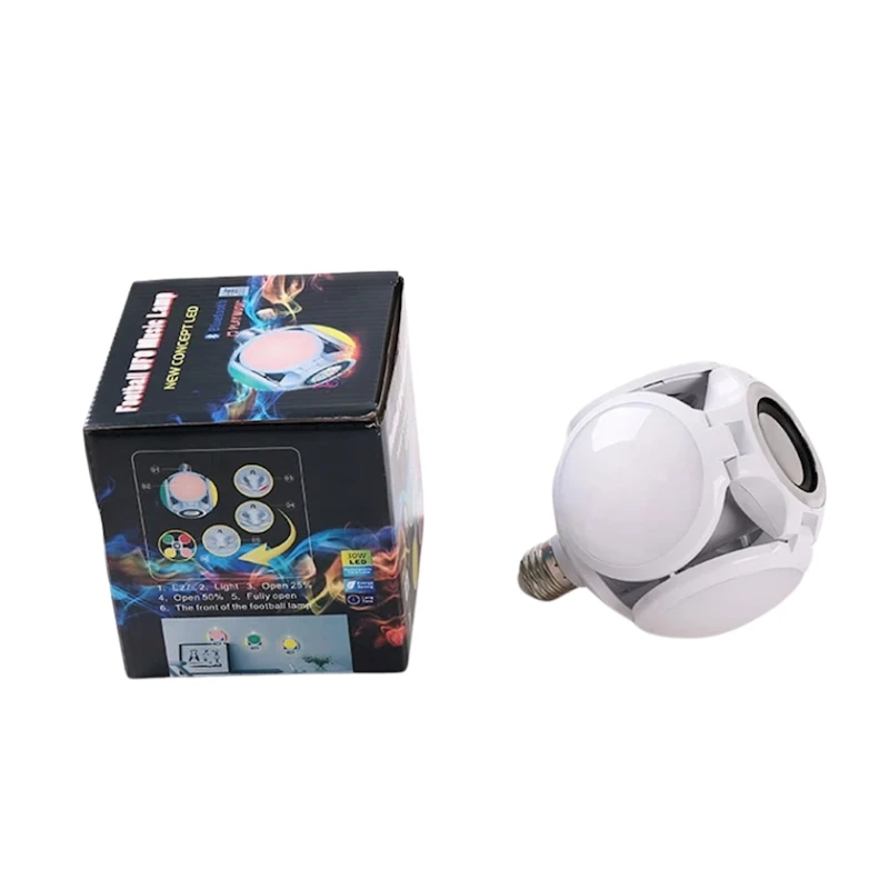 Светодиодная лампа E27, разноцветная