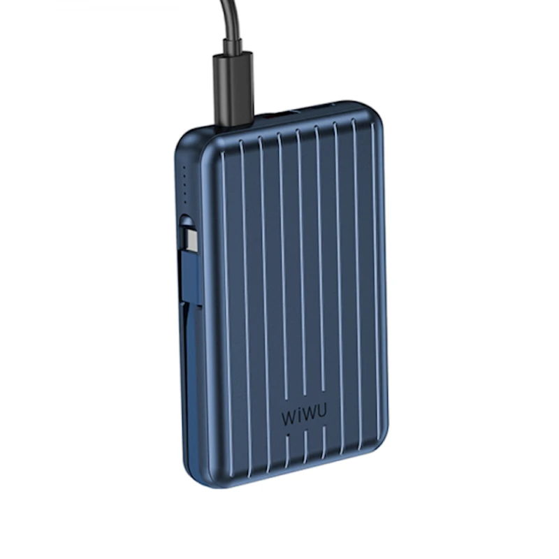 Внешний аккумулятор Wiwu PP03 10000 mAh Blue Внешний аккумулятор Wiwu PP03 10000 mAh Blue