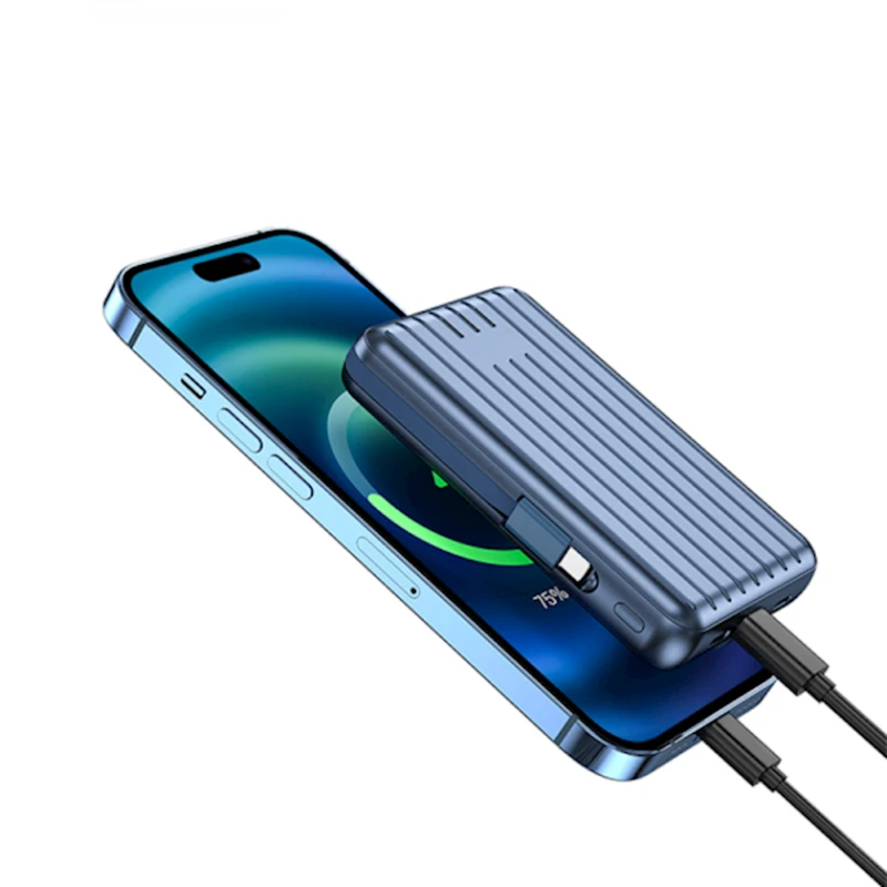 Внешний аккумулятор Wiwu PP03 10000 mAh Blue Внешний аккумулятор Wiwu PP03 10000 mAh Blue